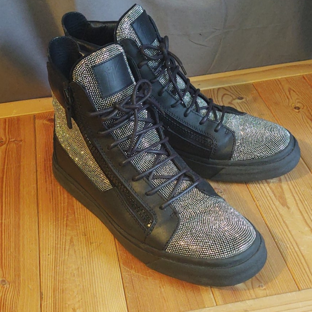 Giuseppe Zanotti London High Tops Size EU 45/US 12